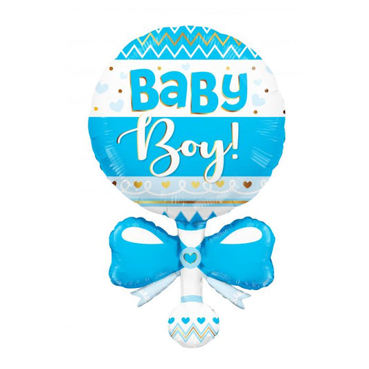 Baby-Rattle-Blue-Shape-Foil-Balloon-online-gift-shop-delivery-amman-jordan