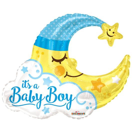 Baby-boy-moon-shape-balloon-online-gift-shop-delivery-amman-jordan