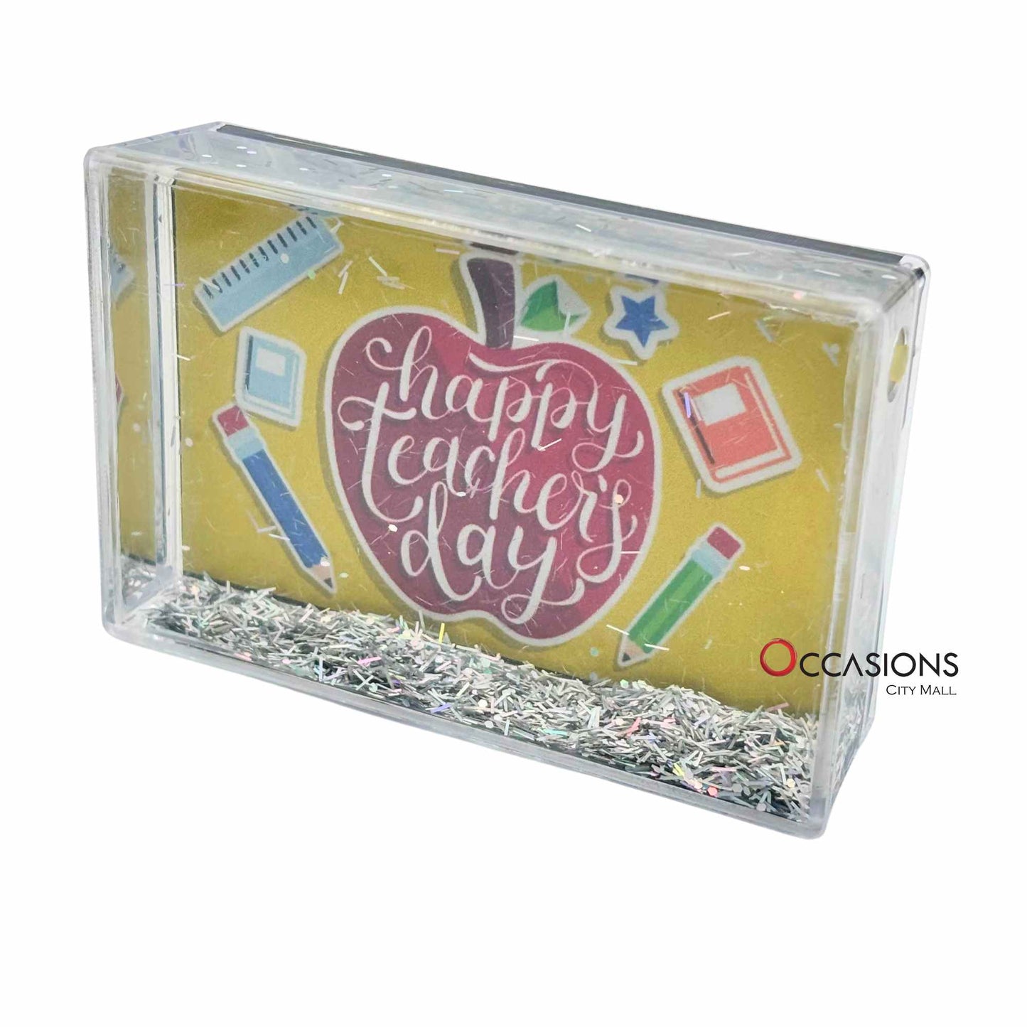 Apple Happy Teachers Day Frame (9.5×6 cm)