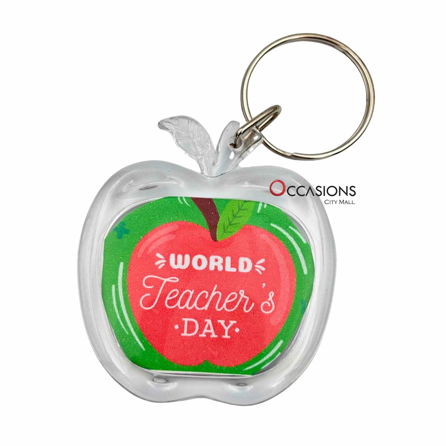 Apple World Teachers Day Key Chain