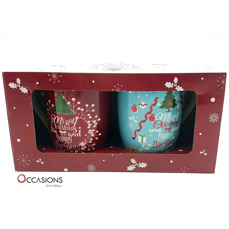 Christmas Mugs Set