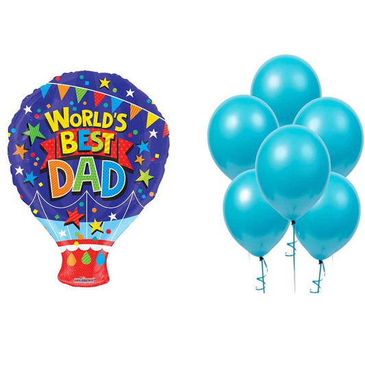 World's Best Dad Balloon Bundle