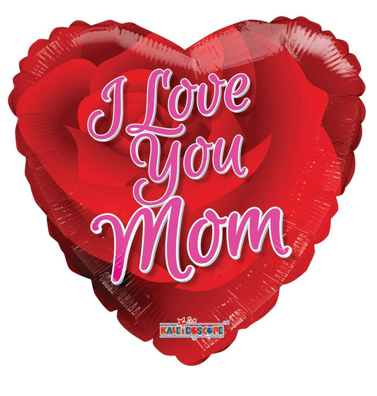 I Love You Mom Rose Balloon
