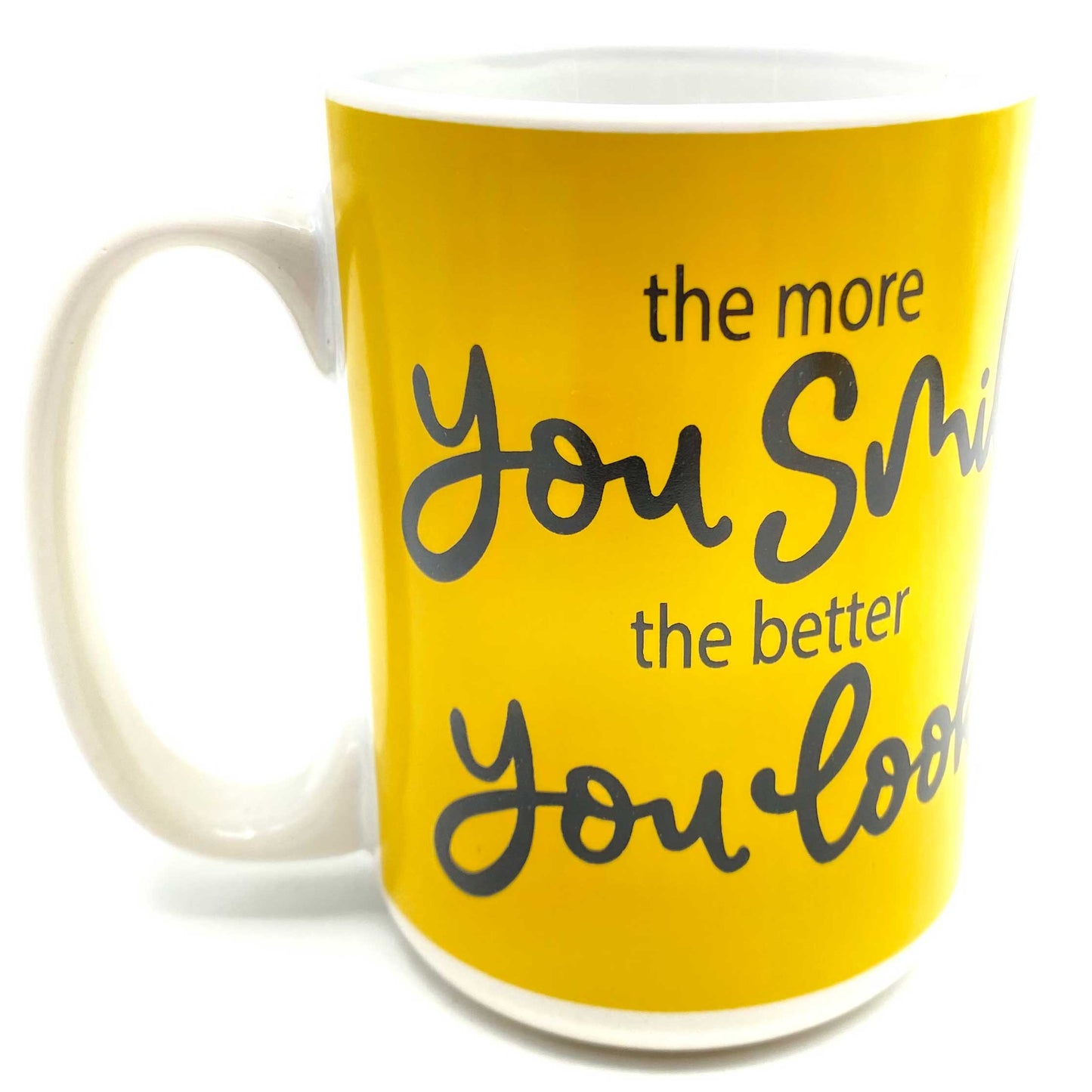 The more you smile mug