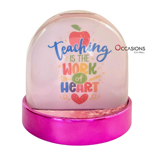 Teaching Is Work of Heart Globe