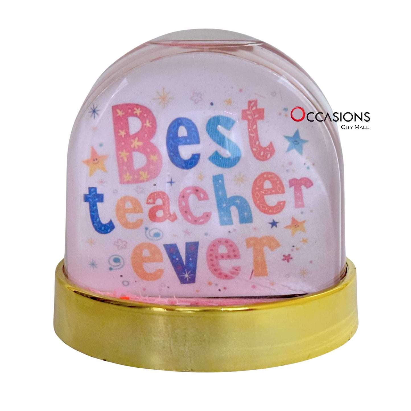 Colorful Best Teacher Ever Globe