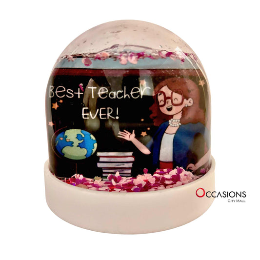 Best Teacher Ever Chalkboard Globe