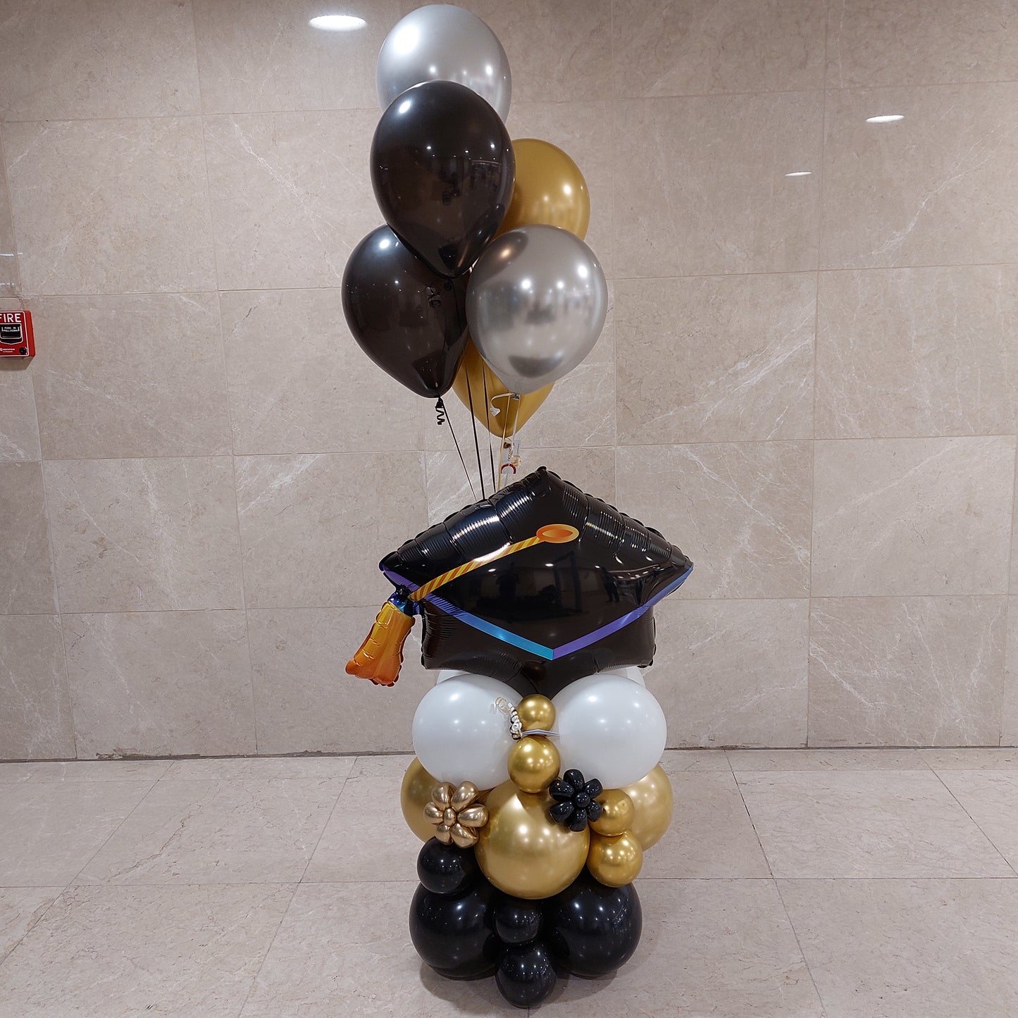 Graduation Cap Arrangement